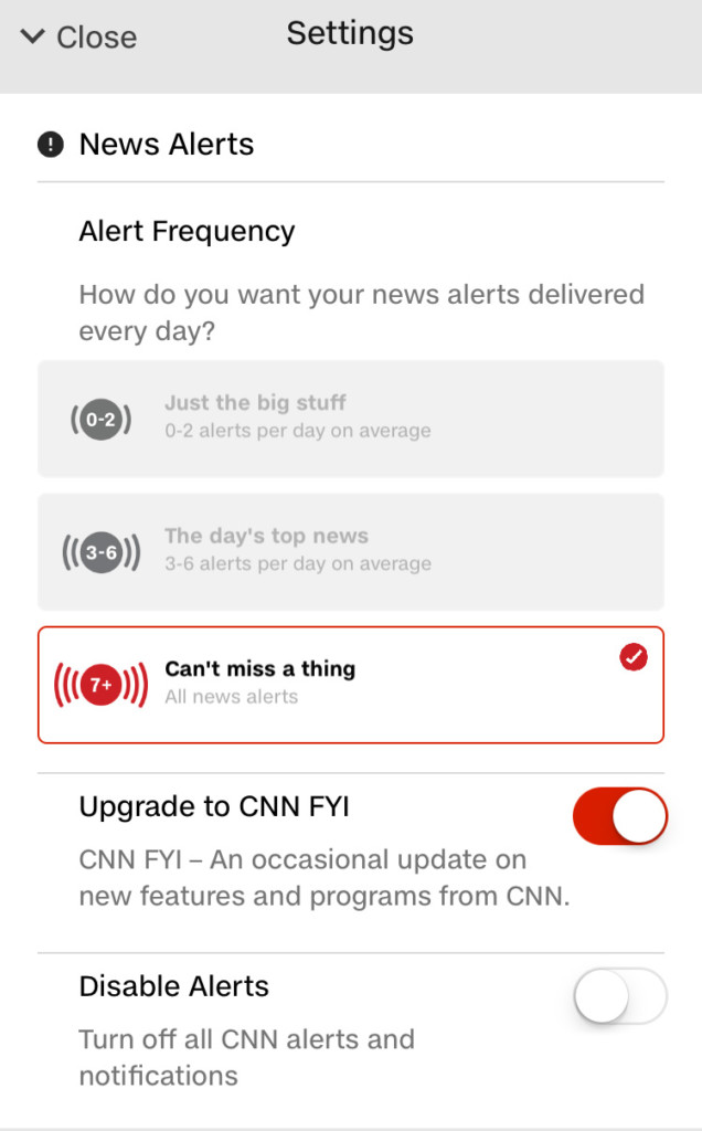 Pushed beyond breaking: US newsrooms use mobile alerts to define their ...